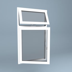 uPVC Window Vent Over Side Hung Left