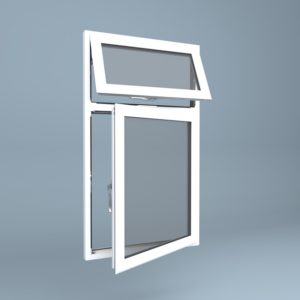 uPVC Window Vent Over Side Hung Right