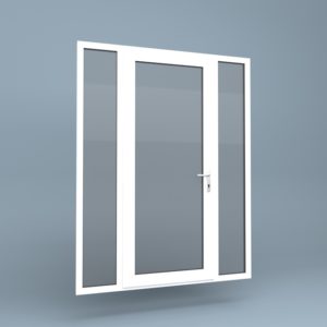 uPVC Door Full Height Side Screens
