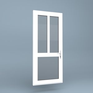 uPVC Door Mid Rail 3 Section